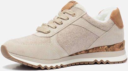 marco tozzi Sneakers beige Synthetisch