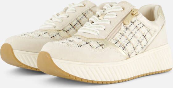 marco tozzi Sneakers beige Textiel