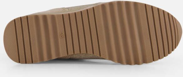 marco tozzi Sneakers beige Textiel