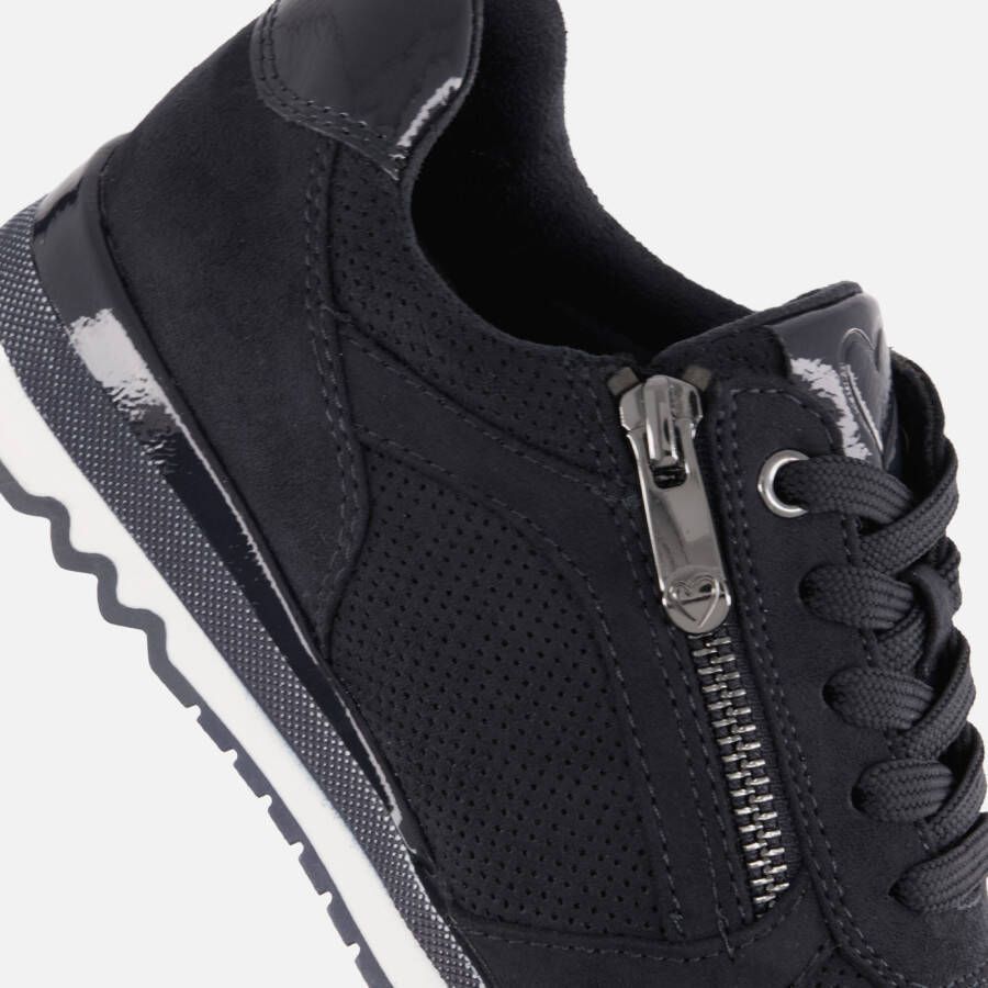 marco tozzi Sneakers blauw Textiel