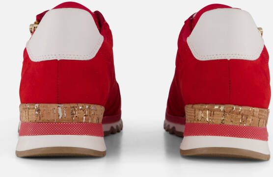 marco tozzi Sneakers rood Textiel