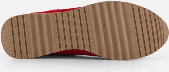 marco tozzi Sneakers rood Textiel
