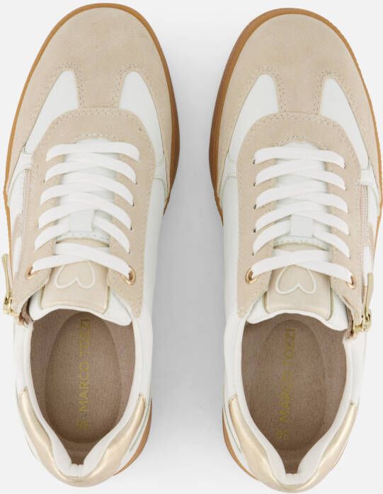 marco tozzi Sneakers wit Textiel