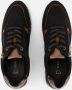 Marco tozzi Zwarte Suède Sneaker met Cognac Details Black Dames - Thumbnail 7