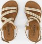 Mexx Kids XX825450-995 Meisjes Platte Sandalen Goud Leer Klittenband - Thumbnail 4