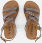 Mexx Kids XX825450-991 Meisjes Platte Sandalen Zilver Leer Klittenband - Thumbnail 3