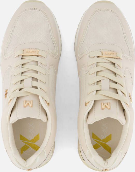 Mexx Fleur Ellen Sneakers beige Textiel