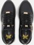Mexx Fleur Lage sneakers Leren Sneaker Dames Zwart - Thumbnail 9
