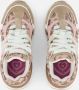 Mexx Kids XX825250-506 Meisjes Lage Sneakers Beige Print Roze Leer Veters - Thumbnail 5