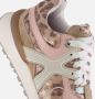 Mexx Kids XX825250-506 Meisjes Lage Sneakers Beige Print Roze Leer Veters - Thumbnail 7