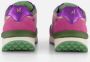 Mexx Kids XX825251-577 Meisjes Lage Sneakers Paars Roze Groen Leer Veters - Thumbnail 4