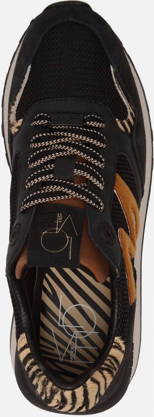 Mexx Juju sneakers zwart Suede