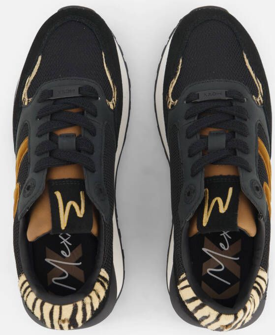 Mexx Juju Sneakers zwart Suede