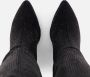 Mexx Zwarte hoge laarzen met strass-stenen Black Dames - Thumbnail 11