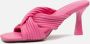 Mexx Roze Leren Muiltjes Lizz Pink Dames - Thumbnail 9