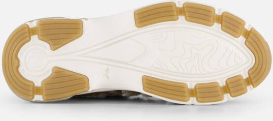 Mexx Moana chunky suède met teddy sneakerrs ecru cognac - Foto 8