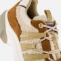 Mexx Moana chunky suède met teddy sneakerrs ecru cognac - Thumbnail 8