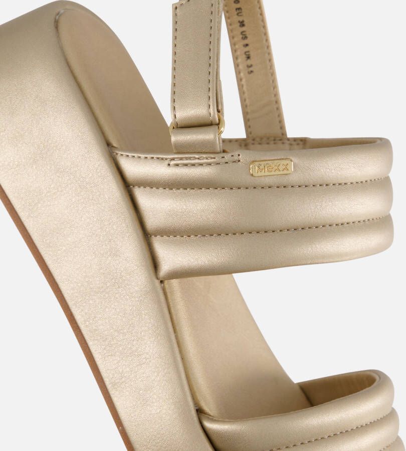 Mexx Noë Sandalen goud Synthetisch