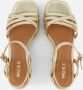 Mexx Noemi Pakina Sandalen Met Sleehak Dames Goudkleurig - Thumbnail 16