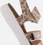 Mexx Kids XX825401-970 Meisjes Platte Sandalen Roze Print Leer Klittenband - Thumbnail 8