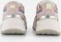 Mexx Kids XX825100-770 Meisjes Lage Sneakers Roze Blauw Leer Veters - Thumbnail 3