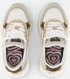 Mexx Kids XX825100-703 Meisjes Lage Sneakers Beige Grijs Wit Leer Veters - Thumbnail 7