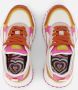 Mexx Kids XX825100-735 Meisjes Lage Sneakers Oranje Roze Wit Leer Veters - Thumbnail 7