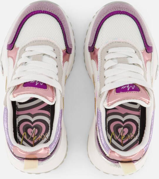 Mexx Palma Pam Sneakers paars Leer