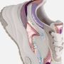 Mexx Kids XX825100-777 Meisjes Lage Sneakers Paars Blauw Wit Leer Veters - Thumbnail 9