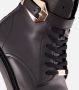 Mexx Phard Mabel Veterboots zwart Leer - Thumbnail 5
