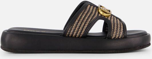 Mexx Rami Pacha Slippers zwart Synthetisch