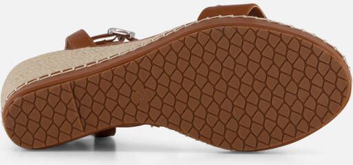Mexx Ricky Palace Espadrilles met hak cognac