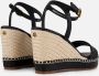 Mexx Ricky Palace Sandalen Met Sleehak Dames Zwart - Thumbnail 18