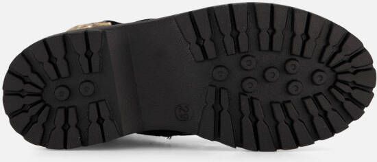 Mexx Sandy Sam Veterboots zwart Leer
