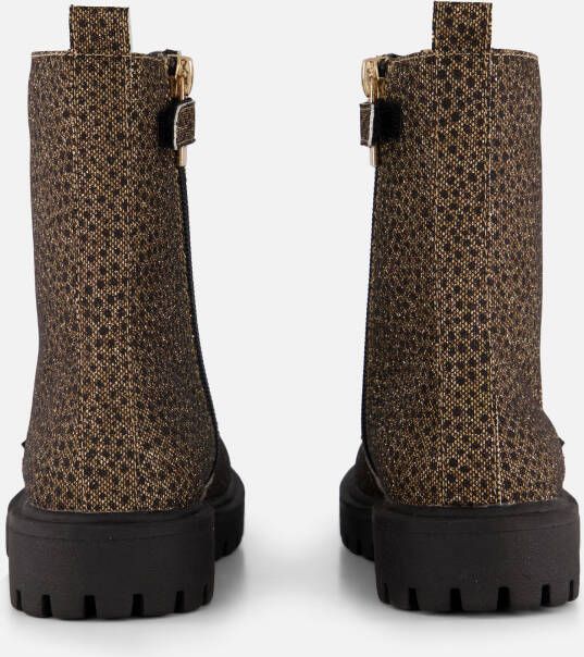 Mexx Star Leopard Veterboots brons Synthetisch