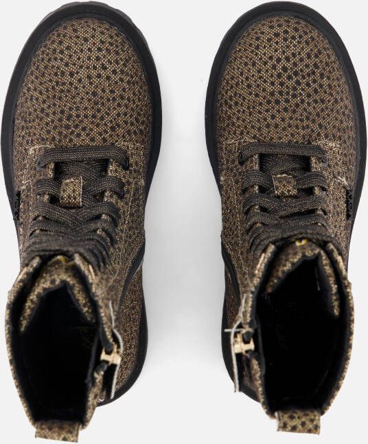 Mexx Star Leopard Veterboots brons Synthetisch