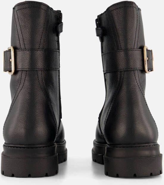 Mexx Zoe Zara Veterboots zwart Leer
