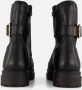 Mexx Kids XX824553-989 Meisjes Enkellaarsjes Zwart Leer Veters - Thumbnail 5