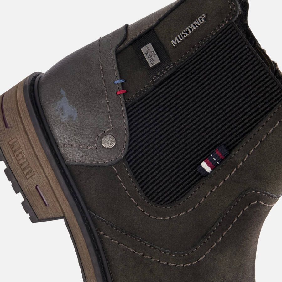 mustang Chelsea boots zwart Pu