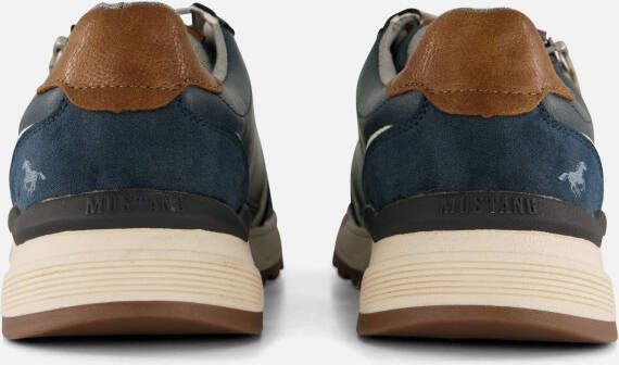 mustang Sneakers blauw Suede