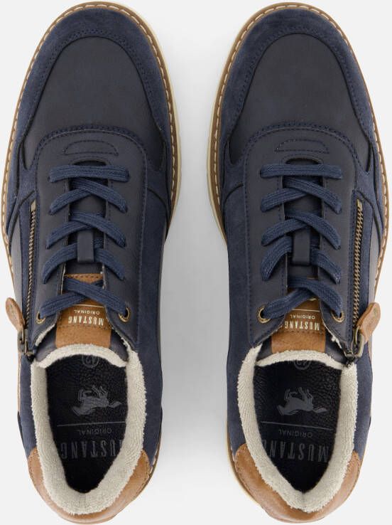 mustang Sneakers blauw Synthetisch
