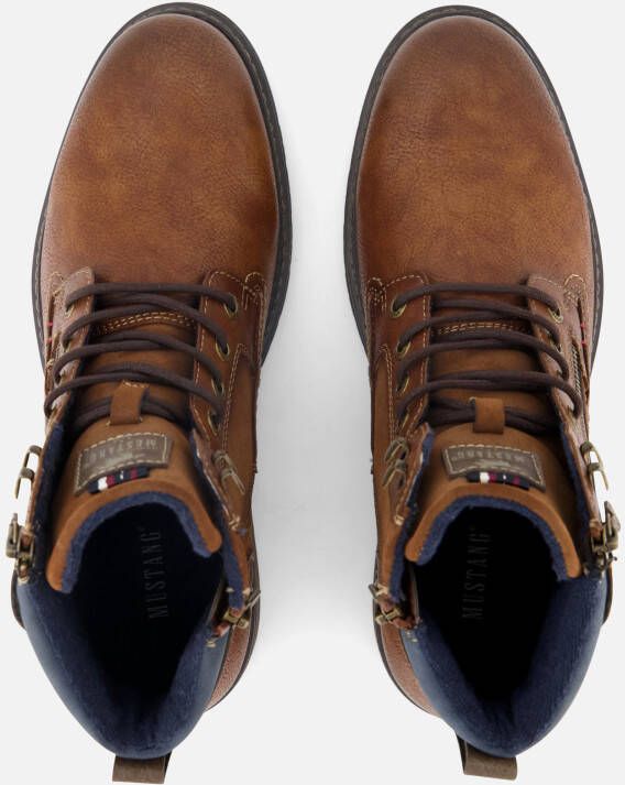 mustang Veterboots bruin Pu