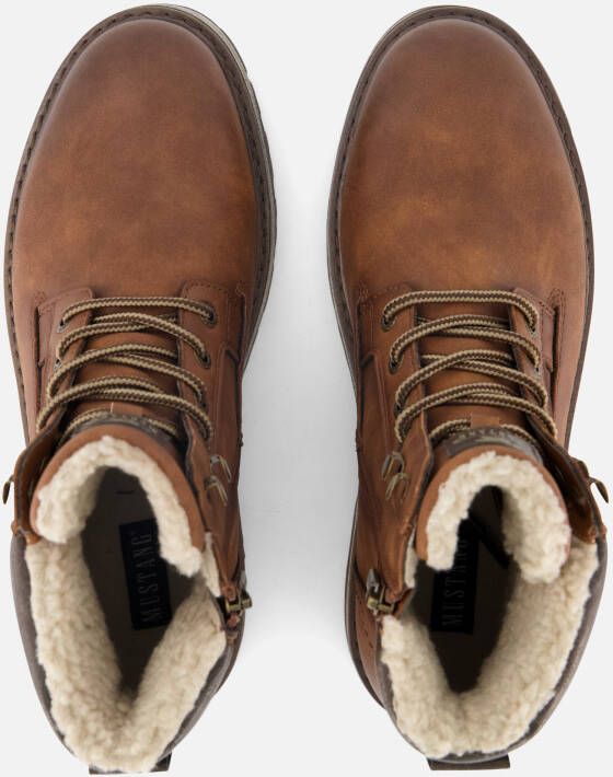 mustang Veterboots cognac Pu