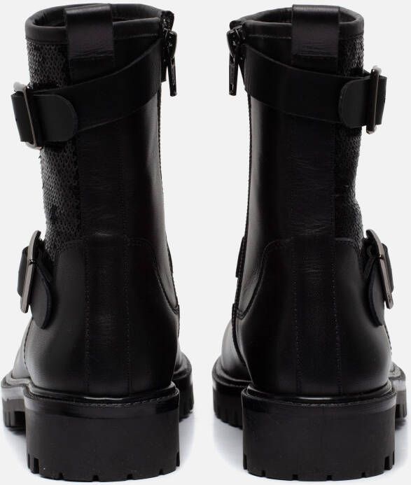 Muyters Biker boots zwart Leer