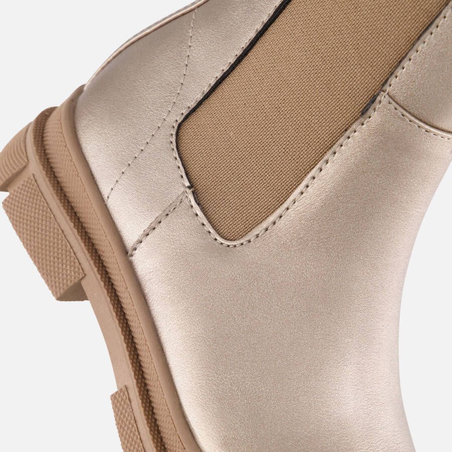 Muyters Chelsea boots goud Synthetisch