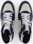 Muyters hoge Sneakers blauw Leer - Thumbnail 4