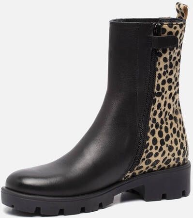 Muyters Chelsea boots zwart Leer 22701