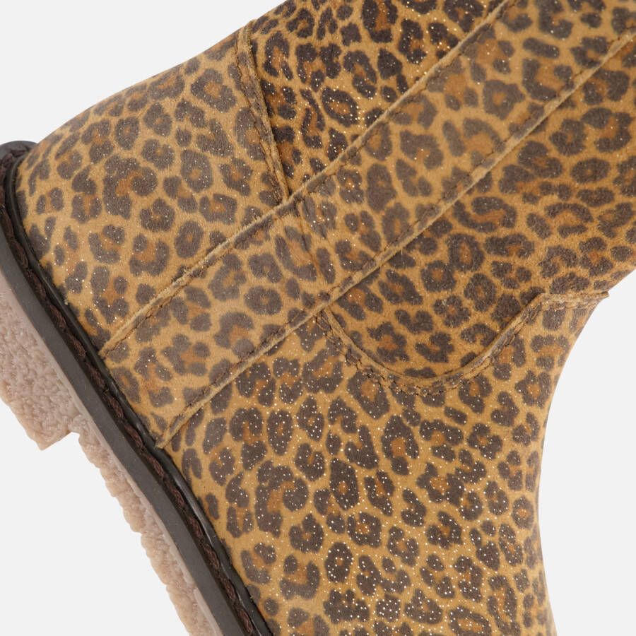 Muyters Leopard Enkellaarsjes bruin Suede