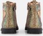 Muyters Leopard Veterboots goud Leer Kinderschoenen - Thumbnail 2