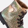 Muyters Leopard Veterboots goud Leer Kinderschoenen - Thumbnail 5